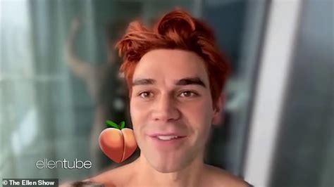 kj apa nudes leaked|Riverdales KJ Apa has his nude clip accidentally leaked on Ellen